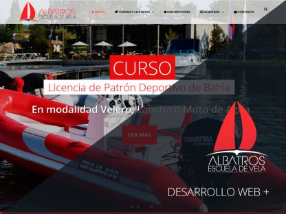 Desarrollo Web para Escuela de Vela Albatros