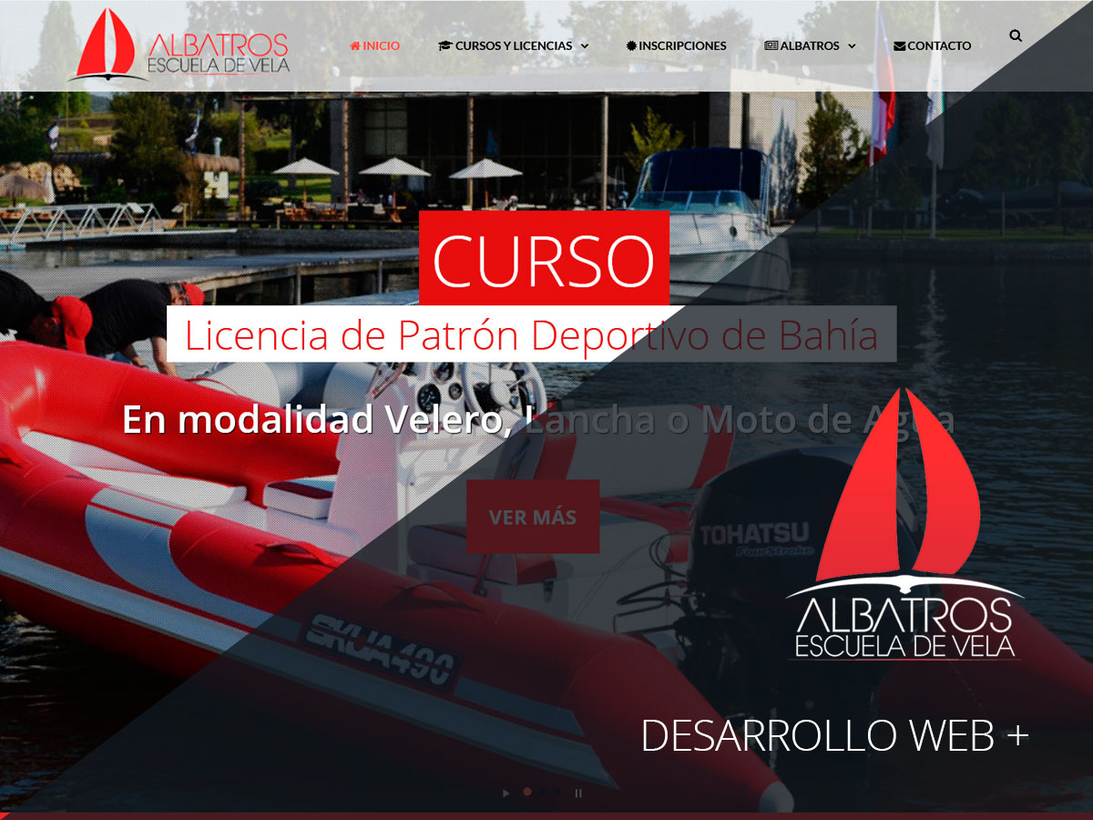 Desarrollo Web para Escuela de Vela Albatros
