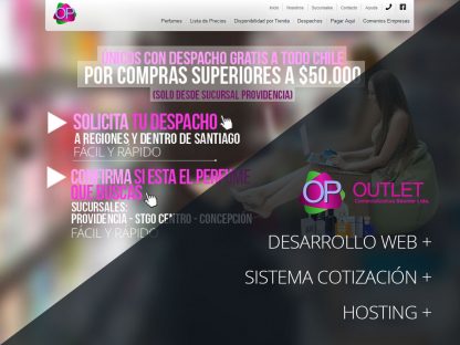 Diseño, Desarrollo Web, Hosting y Sistema de Cotización para OfertaPefumes