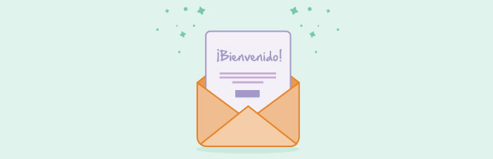 correo de bienvenida